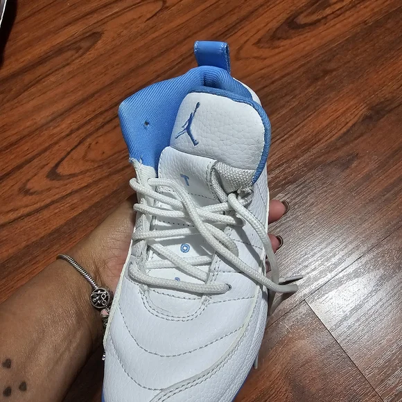 Jordan Blue and White Sneakers